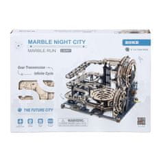 InnoVibe Kuličková dráha Night City - 3D dřevěná stavebnice