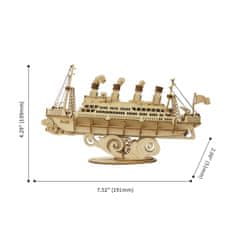 InnoVibe Výletní loď - 3D dřevěná stavebnice