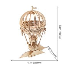 InnoVibe Horkovzdušný balón - 3D dřevěná stavebnice