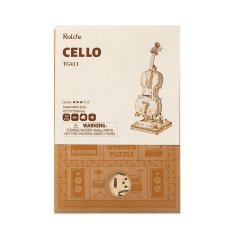 InnoVibe Violoncello - 3D dřevěná stavebnice