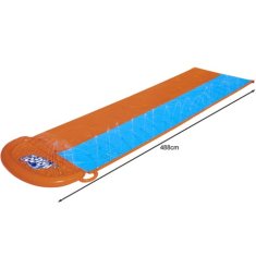 InnoVibe Vodní skluzavka 488 cm - Oranžovo-modrá