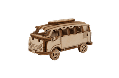 InnoVibe Wooden City 3D puzzle Superfast Minibus Retro