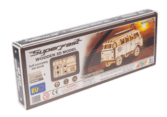 InnoVibe Wooden City 3D puzzle Superfast Minibus Retro