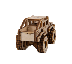 InnoVibe Wooden City 3D puzzle Superfast Monster Truck č.2