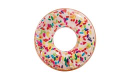 InnoVibe Nafukovací kruh bílý donut 114 cm