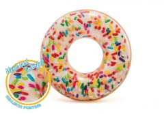 InnoVibe Nafukovací kruh bílý donut 114 cm