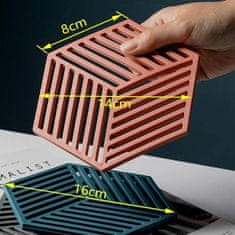 InnoVibe Podložka pod horké nádoby Zone Hexagon - Tmavě modrá