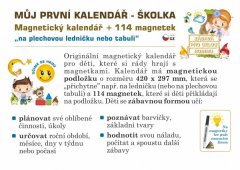 InnoVibe Magnetický kalendář - Školka 114 magnetek