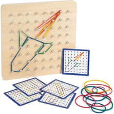 InnoVibe Dřevěná deska Geoboard