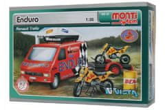 InnoVibe Stavebnice Monti System MS 49 Enduro Renault Trafic 1:48 v krabici 22x15x6cm