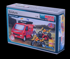 InnoVibe Stavebnice Monti System MS 49 Enduro Renault Trafic 1:48 v krabici 22x15x6cm