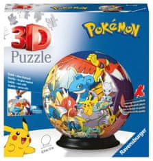 InnoVibe 3D Puzzle-Ball Pokémon - 72 dílků