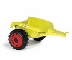 InnoVibe Šlapací traktor CLAAS Arion 400 s vozíkem zelený