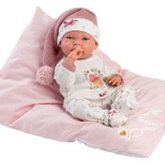 InnoVibe Llorens 73880 NEW BORN HOLČIČKA - realistická panenka miminko s celovinylovým tělem - 40 cm