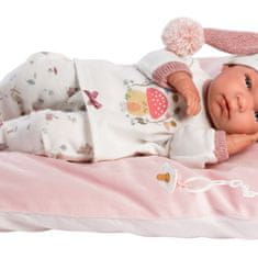 InnoVibe Llorens 73880 NEW BORN HOLČIČKA - realistická panenka miminko s celovinylovým tělem - 40 cm