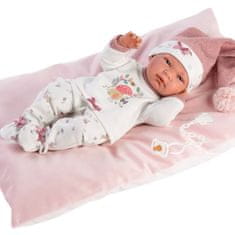 InnoVibe Llorens 73880 NEW BORN HOLČIČKA - realistická panenka miminko s celovinylovým tělem - 40 cm