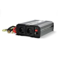 Nedis PIM100012EGY měnič napětí 12 V na 230 V, 1000 W, 1x USB výstup, 2 CZ zásuvky