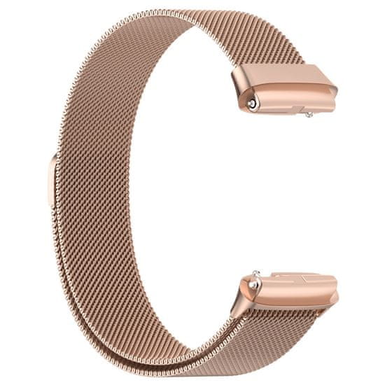 BStrap Milanese řemínek na Xiaomi Redmi Watch 3 Active / Lite, rose gold