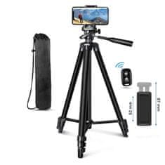 MG Tripod stativ + bluetooth dálkový ovladač, černý