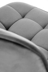 Halmar Barová židle H120 nohy - zlatá, sedák - tmavě šedá (1p=1szt)