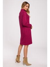 Made of Emotion Dámské svetrové šaty Thesisia růžová L/XL