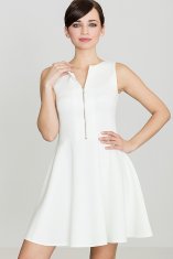 Lenitif Dámské mini šaty Yishu ecru XL