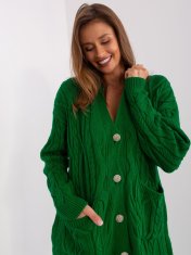 Badu Dámský svetr na knoflíky Hera zelená One size