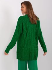 Badu Dámský svetr na knoflíky Hera zelená One size