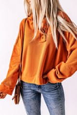 OMG! Dámská mikina s kapucí Iblivien oranžová XL