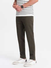 OMBRE Pánské chinos Pagwyn khaki S