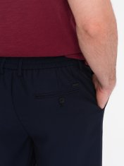 OMBRE Pánské chinos Kymil navy S