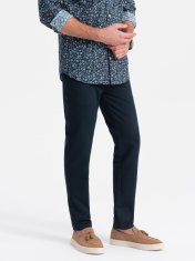 OMBRE Pánské chinos Pagwyn navy S