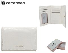 Peterson Dámská peněženka Dembele lesklá bílá One size