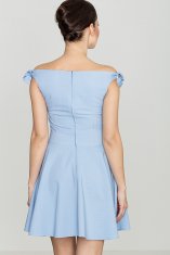 Lenitif Dámské mini šaty Teratu nebesky modrá XL