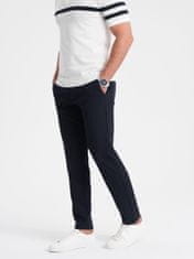 OMBRE Pánské chinos Venthyra navy XL