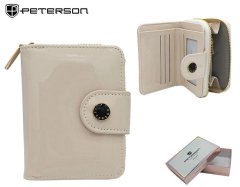 Peterson Dámská peněženka Sidibé lesklá béžová One size
