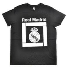 Fan-shop Tričko REAL MADRID Square black Velikost: M