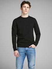 Jack&Jones Pánský svetr JJEBASIC 12137190 Black (Velikost M)