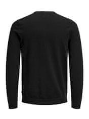 Jack&Jones Pánský svetr JJEBASIC 12137190 Black (Velikost M)