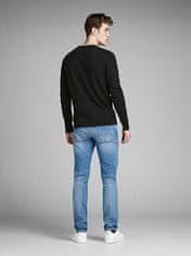 Jack&Jones Pánský svetr JJEBASIC 12137190 Black (Velikost M)