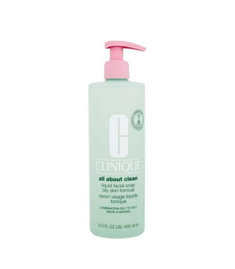 Clinique Tekuté čisticí mýdlo na obličej pro smíšenou až mastnou pleť All About Clean (Liquid Facial Soap Oil