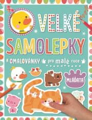 Petit Véronique: Velké samolepky a omalovánky pro malé ruce Mláďata