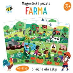 Magnetické puzzle Farma