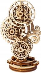 UGEARS 3D puzzle Steampunkové hodiny 2.0, 40 dílků