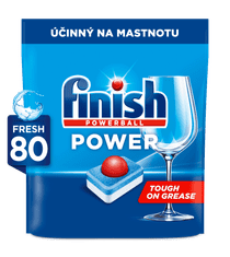 Finish Power All in 1 tablety do myčky nádobí 80 ks