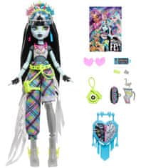 Monster High Monster Fest panenka Frankie, plakát kapely a doplňky HYF48