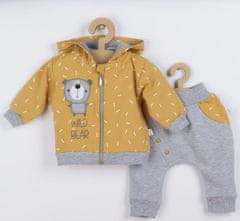 KOALA Kojenecké tepláčky a mikinka s kapucí Koala Wild Bear 80 (9-12m)