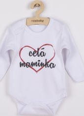 NEW BABY Body s potiskem New Baby celá maminka 86 (12-18m)