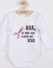 NEW BABY Body s potiskem New Baby Viac vlasov než ocko 50