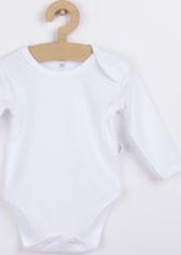 BOBAS FASHION Kojenecké body s dlouhým rukávem Bobas Fashion bílé 86 (12-18m)